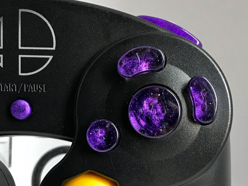 Purple Custom Gamecube Controller Buttons Z