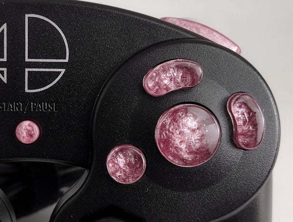 Pink Custom Gamecube Controller Buttons Z