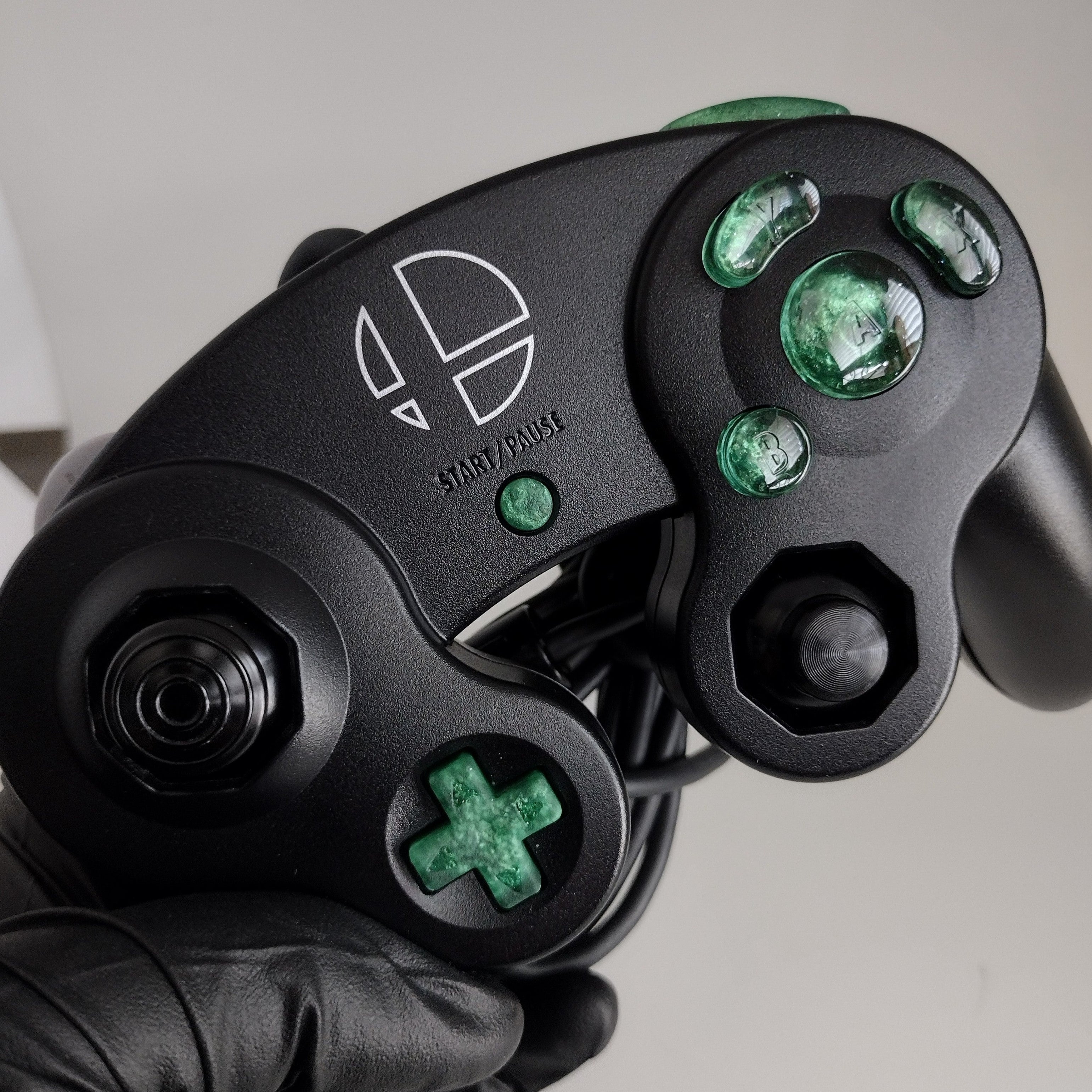 Forest Green Nebula Gamecube Buttons (MADE TO ORDER) – Señor Retro