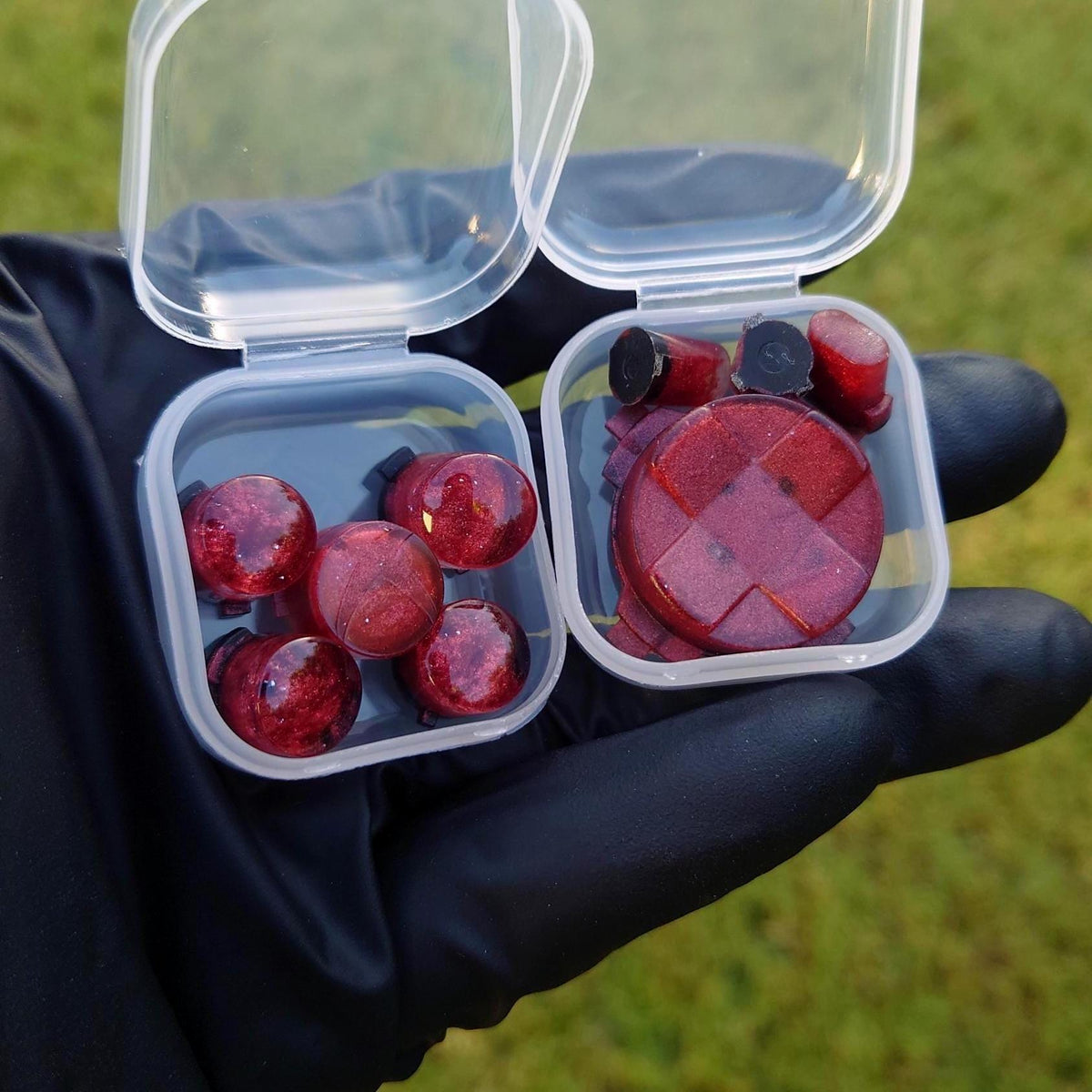 Xbox Blood Red Nebula Custom Xbox Series X Controller Resin Buttons ...